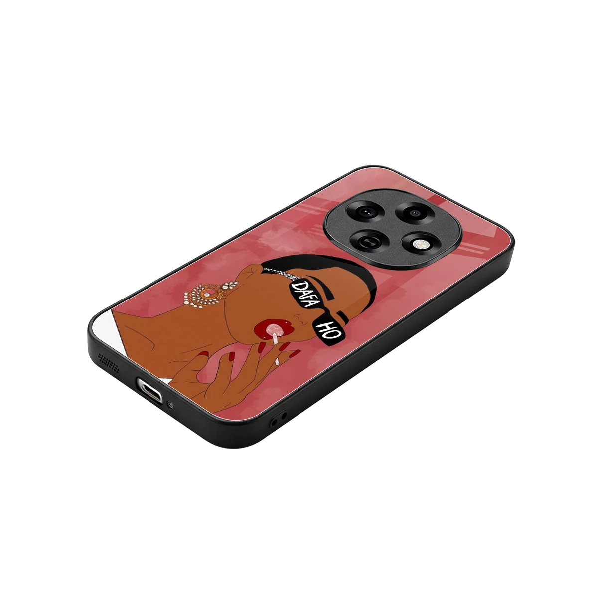 Dafa Ho stylish phone case for oppo f31 pro 5g | glossy glass and slim fit