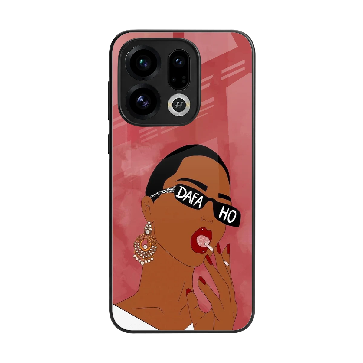 Dafa Ho back phone cover | glass case for oppo find x9