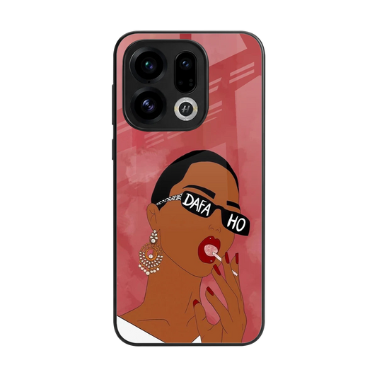 Dafa Ho back phone cover | glass case for oppo find x9