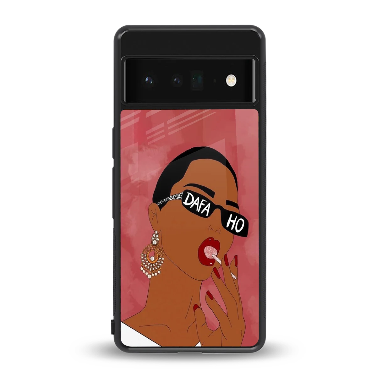 Dafa Ho back phone cover | glass case for google pixel 6 pro