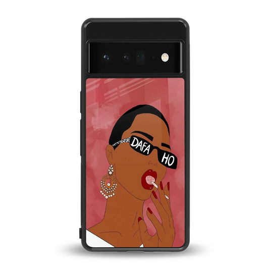 Dafa Ho back phone cover | glass case for google pixel 6 pro