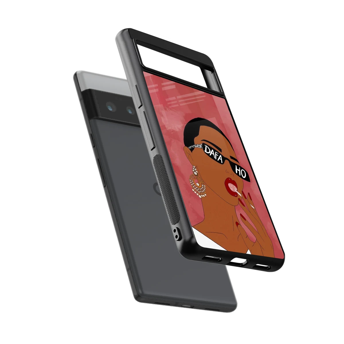 Dafa Ho sleek google pixel 6 pro cover with tempered glass back and TPU edges