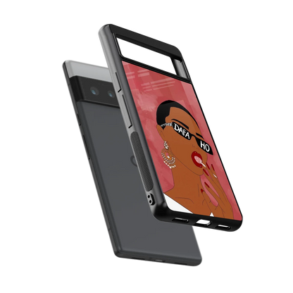 Dafa Ho sleek google pixel 6 pro cover with tempered glass back and TPU edges