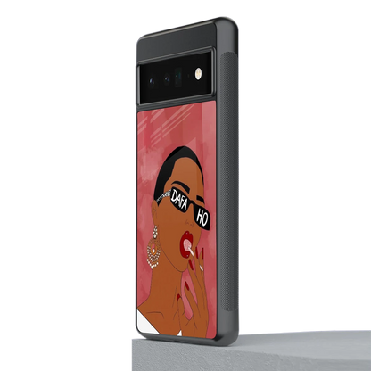 Dafa Ho stylish phone case for google pixel 6 pro | glossy glass and slim fit