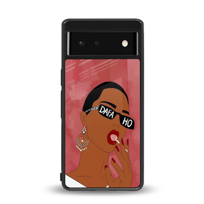 Dafa Ho back phone cover | glass case for google pixel 6a