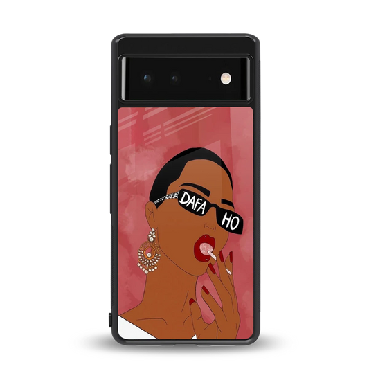 Dafa Ho back phone cover | glass case for google pixel 6a