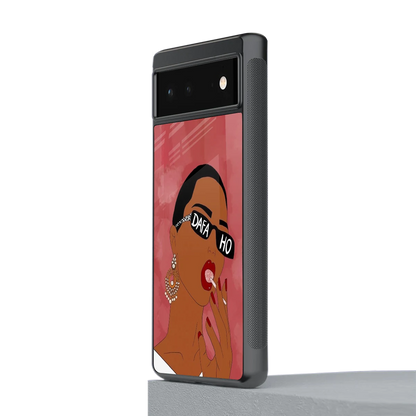 Dafa Ho stylish phone case for google pixel 6 | glossy glass and slim fit