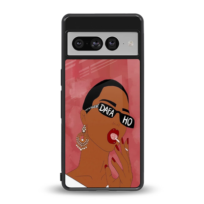 Dafa Ho back phone cover | glass case for google pixel 7 pro