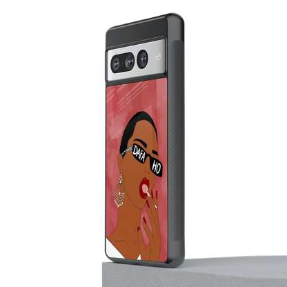 Dafa Ho stylish phone case for google pixel 7 pro | glossy glass and slim fit