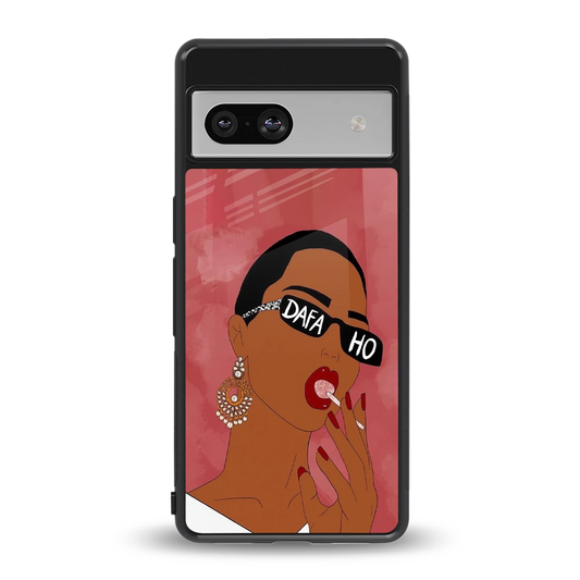 Dafa Ho back phone cover | glass case for google pixel 7