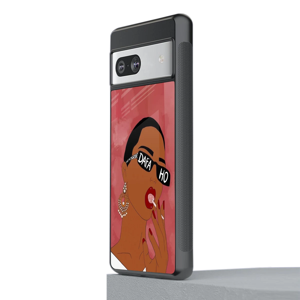 Dafa Ho stylish phone case for google pixel 7a | glossy glass and slim fit
