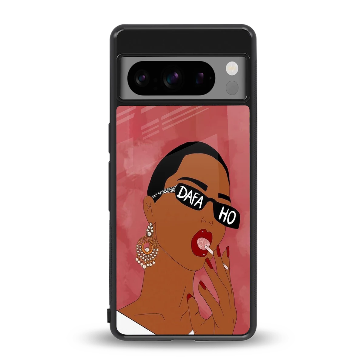 Dafa Ho back phone cover | glass case for google pixel 8 pro