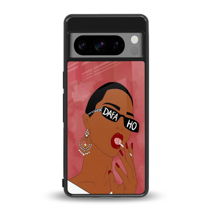 Dafa Ho back phone cover | glass case for google pixel 8 pro