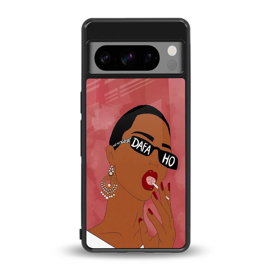 Dafa Ho back phone cover | glass case for google pixel 8 pro