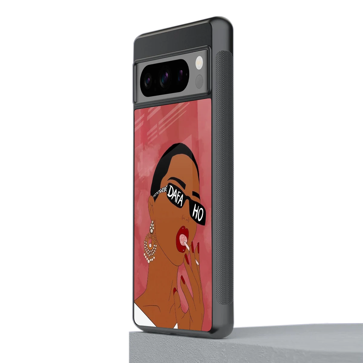 Dafa Ho stylish phone case for google pixel 8 pro | glossy glass and slim fit