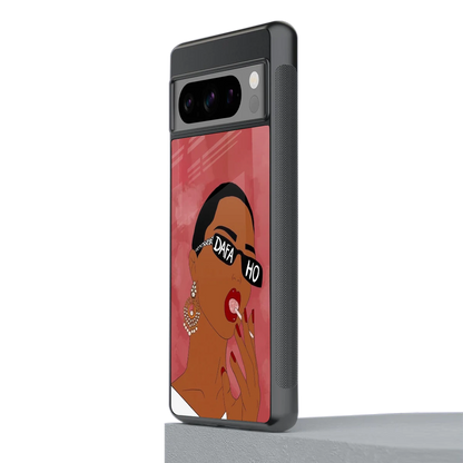 Dafa Ho stylish phone case for google pixel 8 pro | glossy glass and slim fit