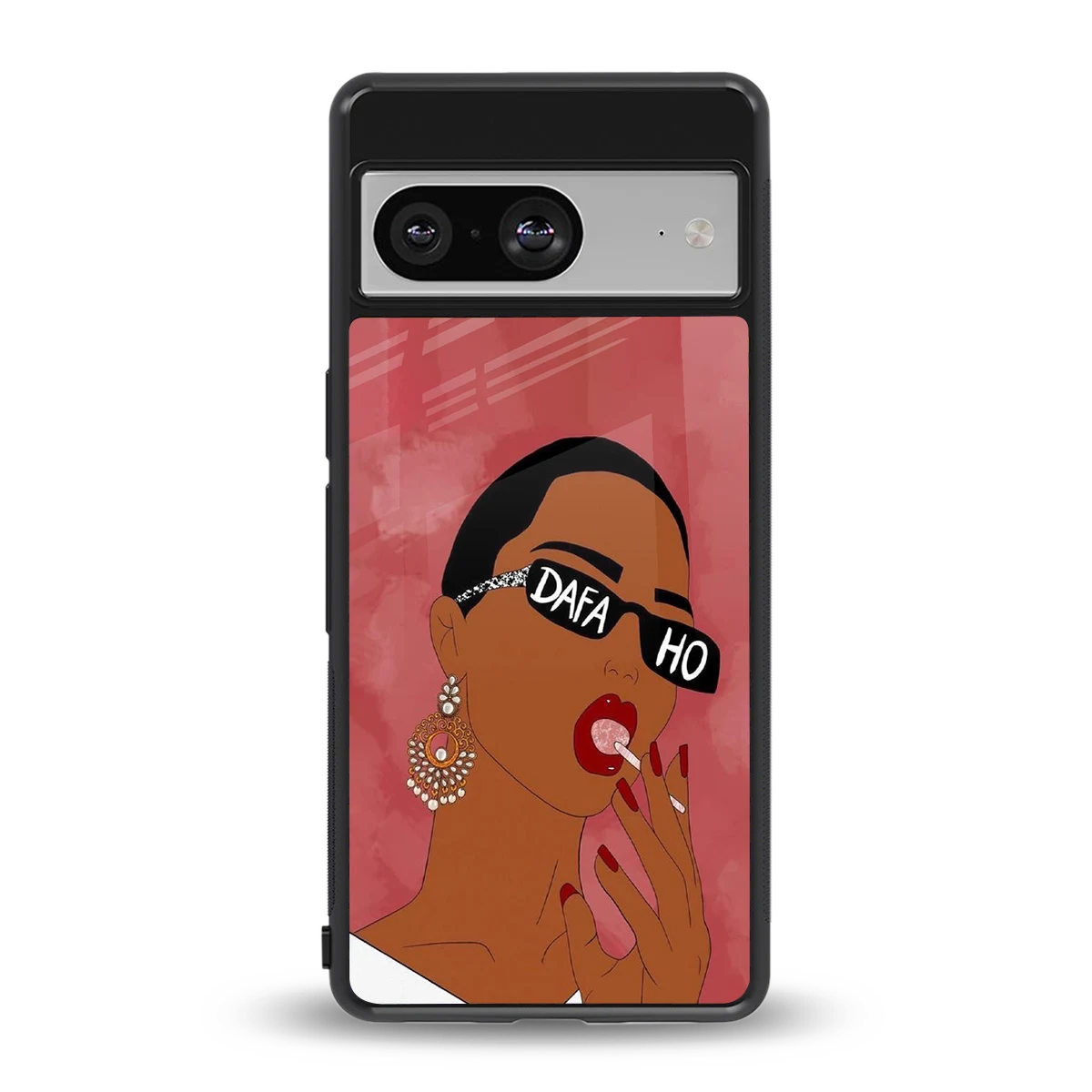 Dafa Ho back phone cover | glass case for google pixel 8
