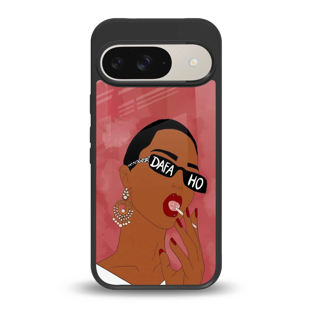 Dafa Ho back phone cover | glass case for google pixel 9