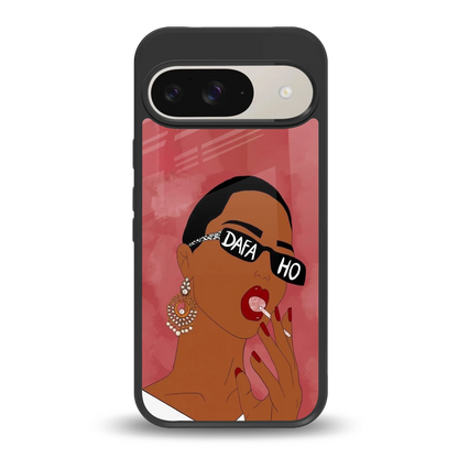 Dafa Ho back phone cover | glass case for google pixel 9