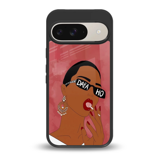 Dafa Ho back phone cover | glass case for google pixel 9