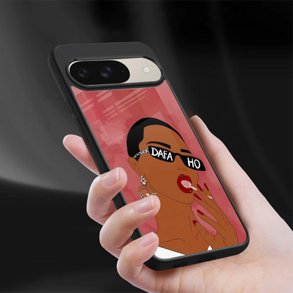 Dafa Ho sleek google pixel 9 cover with tempered glass back and TPU edges