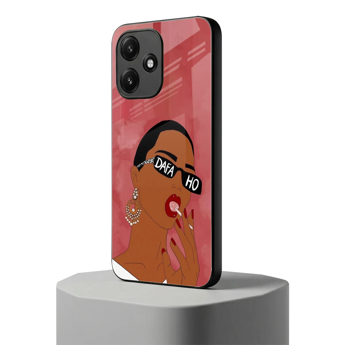 Dafa Ho redmi 12 5g mobile cover | shockproof glass phone case