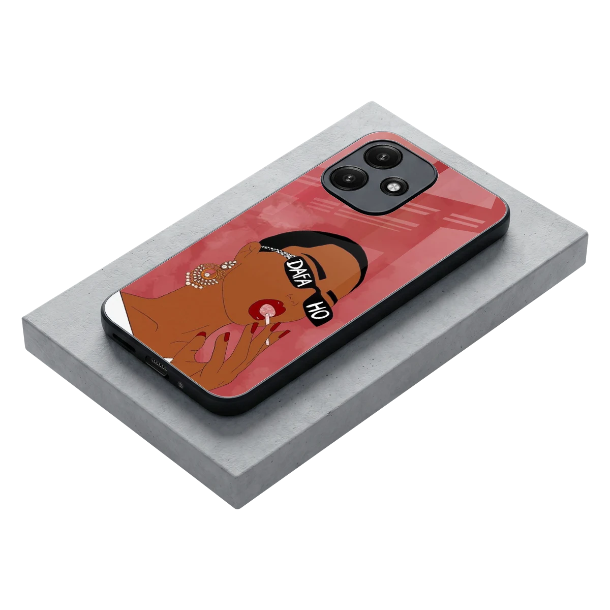 Dafa Ho stylish phone case for redmi 12 5g | glossy glass and slim fit