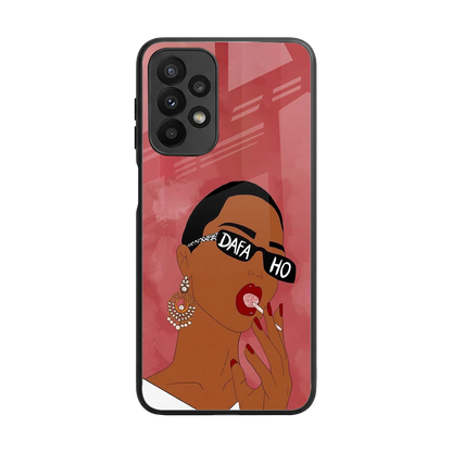 Dafa Ho back phone cover | glass case for samsung galaxy a23