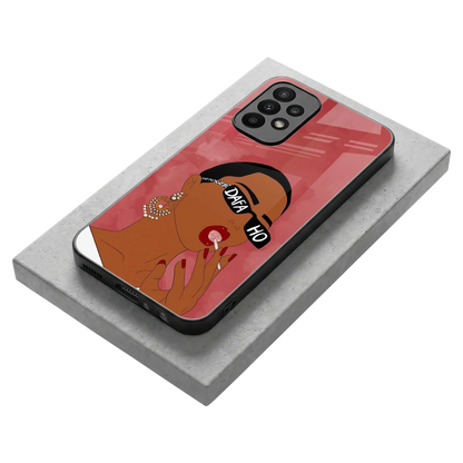 Dafa Ho stylish phone case for samsung galaxy a23 | glossy glass and slim fit