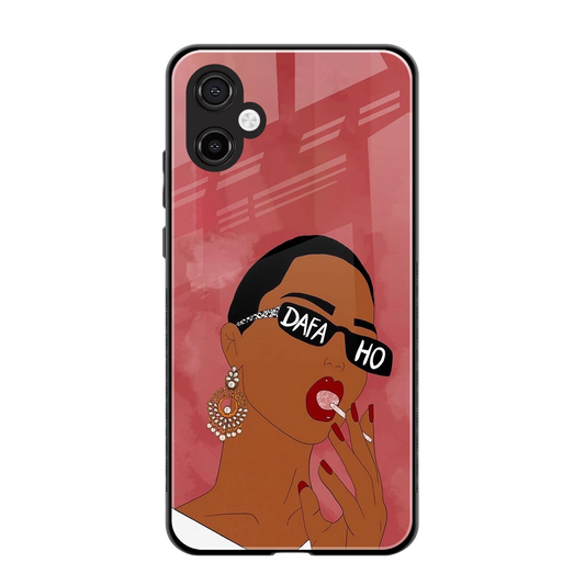 Dafa Ho back phone cover | glass case for samsung galaxy a06 5g