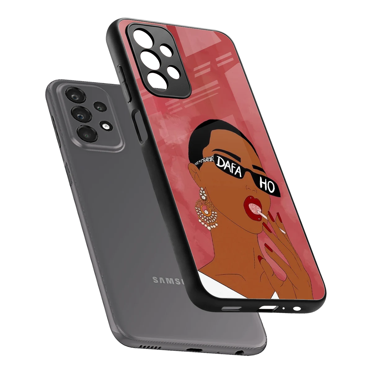 Dafa Ho sleek samsung galaxy a23 cover with tempered glass back and TPU edges