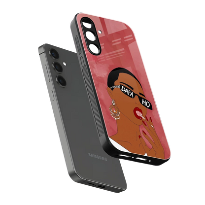 Dafa Ho sleek samsung galaxy m35 5g cover with tempered glass back and TPU edges
