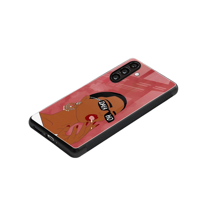 Dafa Ho stylish phone case for samsung galaxy a55 5g | glossy glass and slim fit