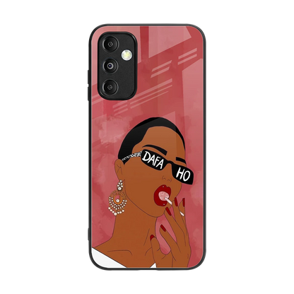 Dafa Ho back phone cover | glass case for samsung galaxy m14 5g