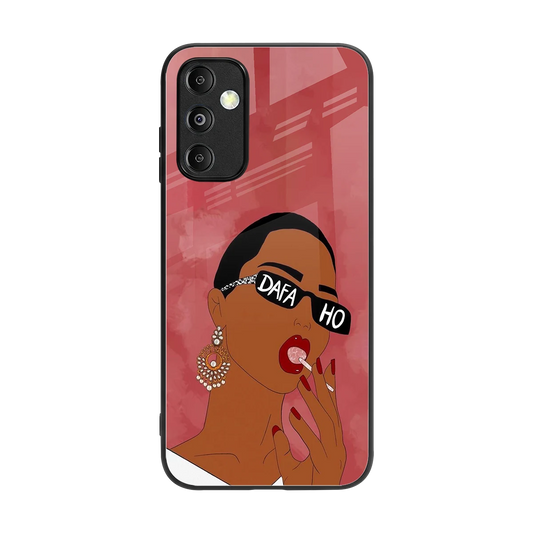 Dafa Ho back phone cover | glass case for samsung galaxy m14 5g