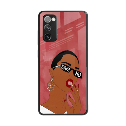 Dafa Ho back phone cover | glass case for samsung galaxy s20 fe