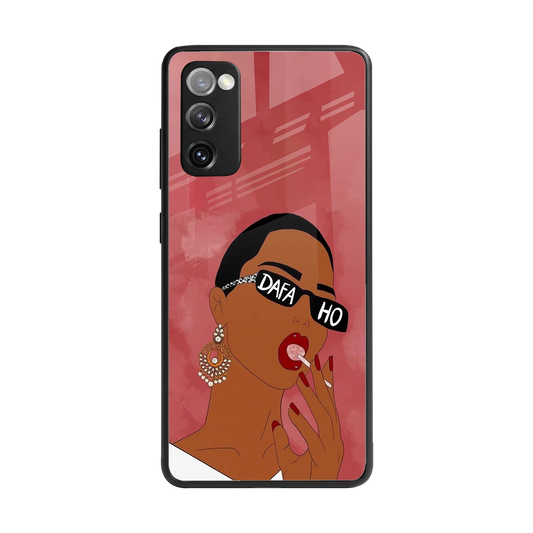 Dafa Ho back phone cover | glass case for samsung galaxy s20 fe