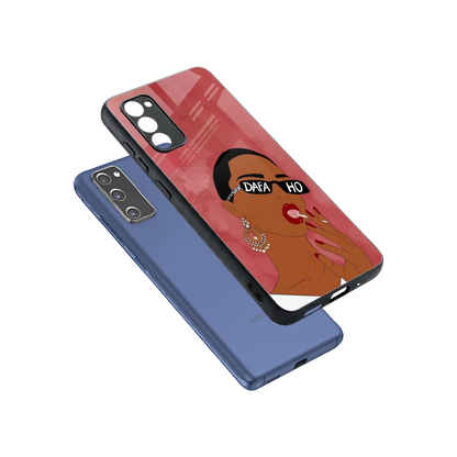 Dafa Ho sleek samsung galaxy s20 fe cover with tempered glass back and TPU edges