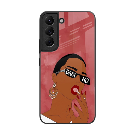 Dafa Ho back phone cover | glass case for samsung galaxy s22