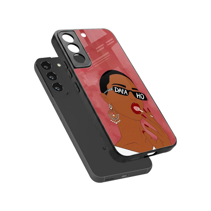 Dafa Ho sleek samsung galaxy s22 cover with tempered glass back and TPU edges