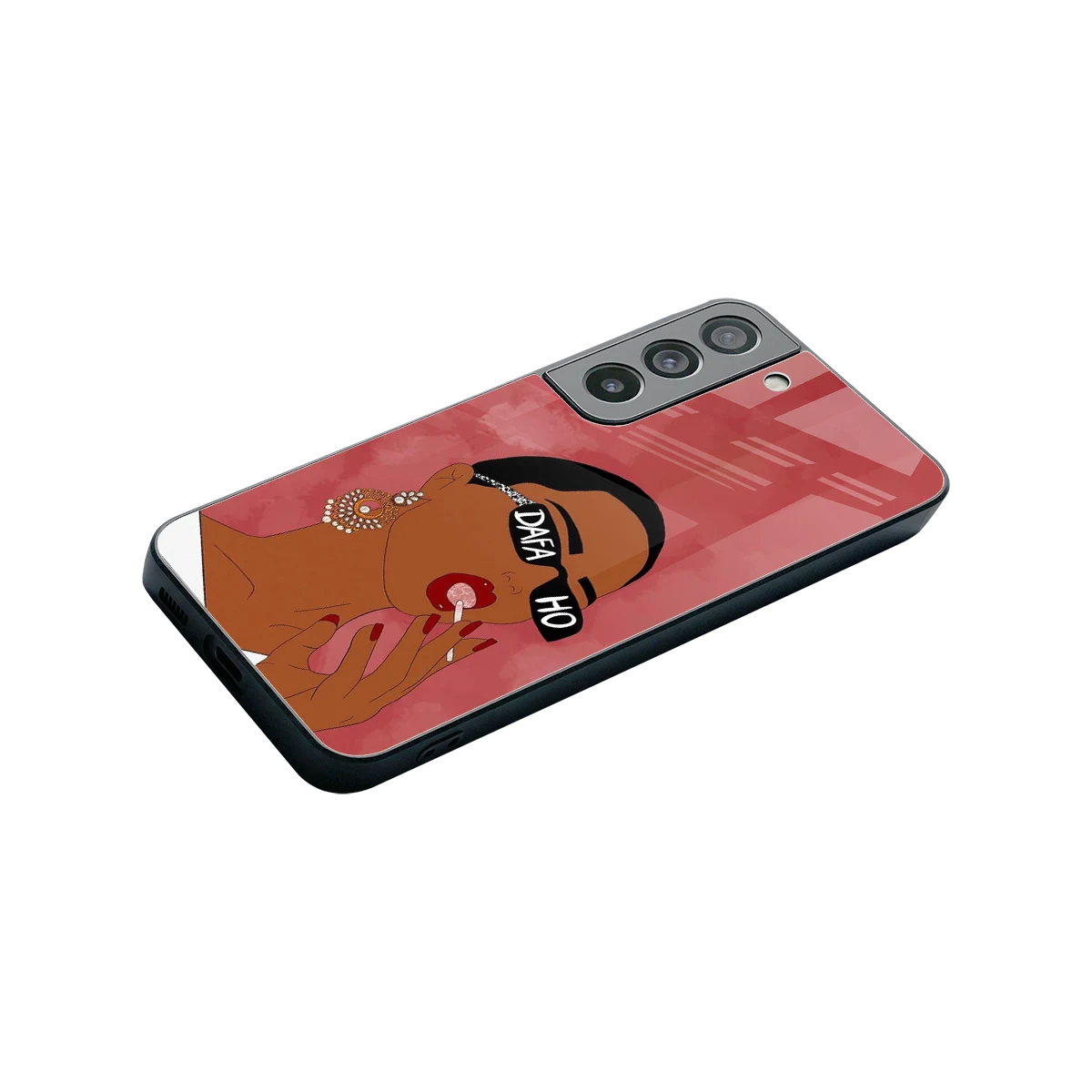 Dafa Ho stylish phone case for samsung galaxy s22 | glossy glass and slim fit