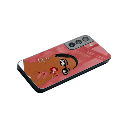 Dafa Ho stylish phone case for samsung galaxy s22 | glossy glass and slim fit