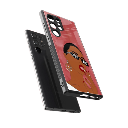 Dafa Ho sleek samsung galaxy s23 ultra cover with tempered glass back and TPU edges