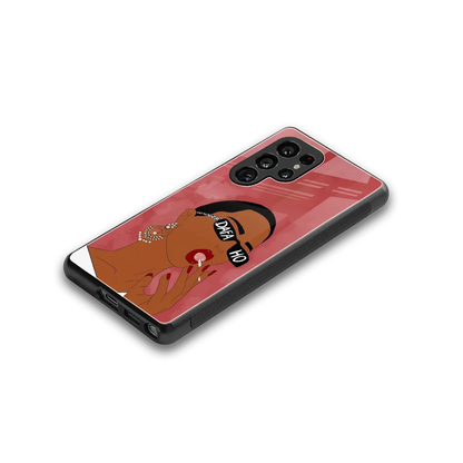 Dafa Ho stylish phone case for samsung galaxy s25 ultra | glossy glass and slim fit