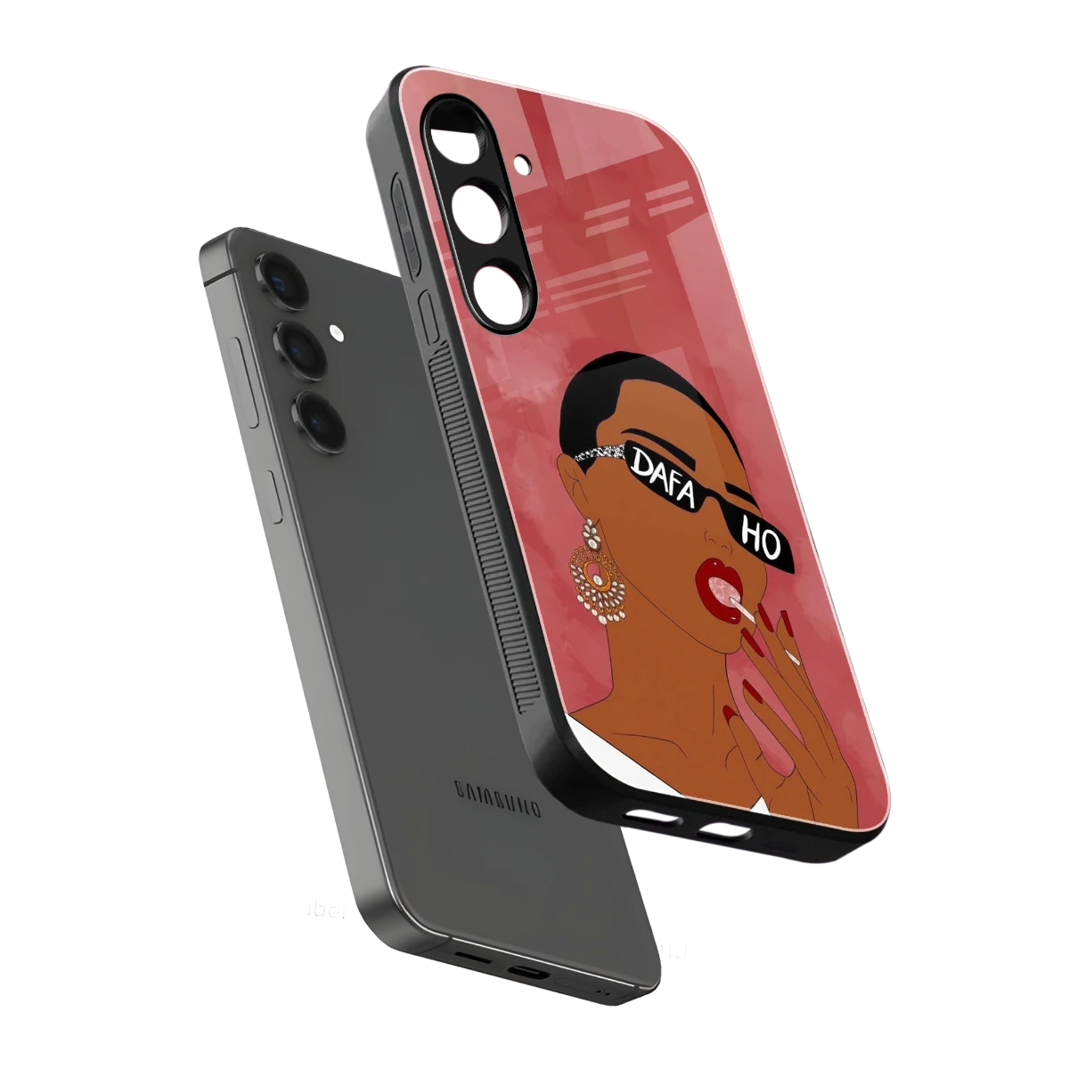 Dafa Ho sleek samsung galaxy s25 cover with tempered glass back and TPU edges