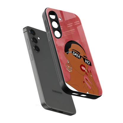 Dafa Ho sleek samsung galaxy s25 fe cover with tempered glass back and TPU edges