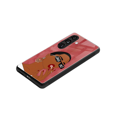 Dafa Ho stylish phone case for samsung galaxy s24 | glossy glass and slim fit