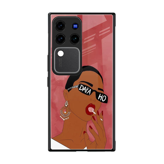 Dafa Ho back phone cover | glass case forvivo v30 pro