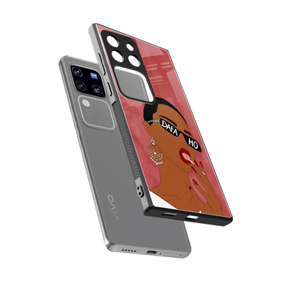Dafa Ho sleekvivo v30 pro cover with tempered glass back and TPU edges