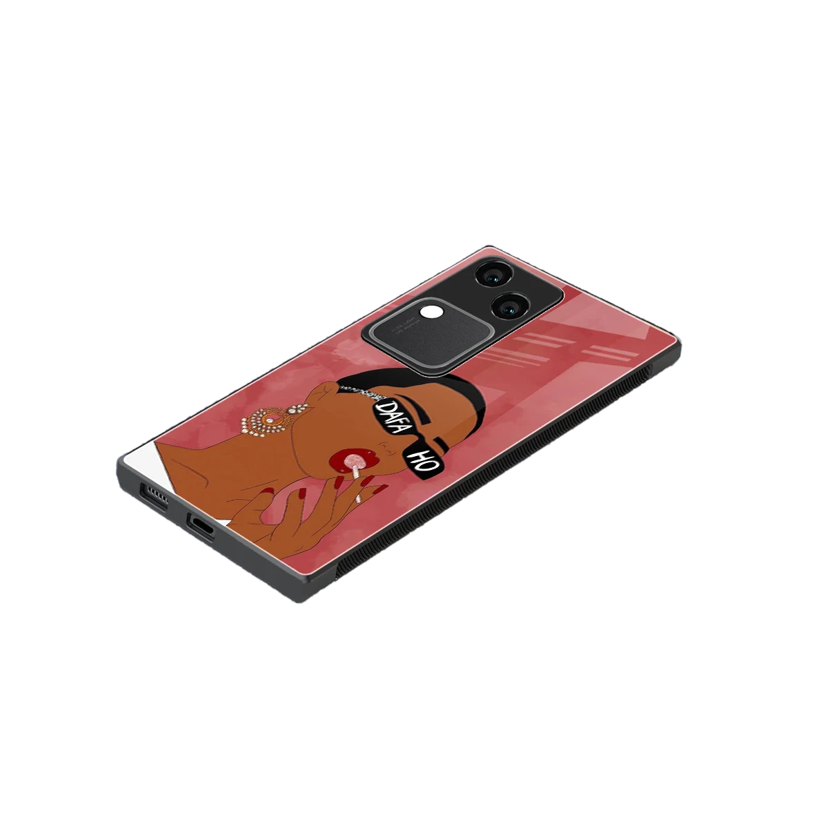 Dafa Ho stylish phone case for vivo v30 | glossy glass and slim fit